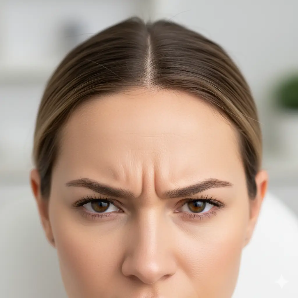 Botox bekymmersrynka (glabella) – behandling hos Eira Estetik Göteborg